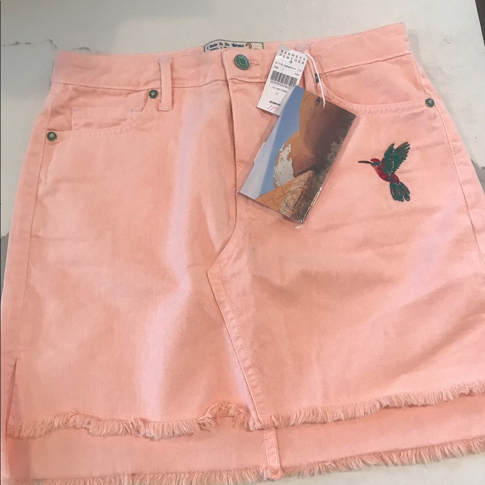 Barney’s New York denim skirt